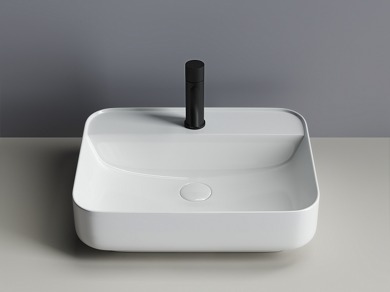 Умывальник чаша накладная прямоугольная Ceramica Nova Element 500*400
