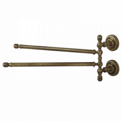 MIRELLA Полотенцедержатель двойной поворотный L34 cm. ML.MRL-M055.ВR