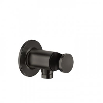 Gessi Inciso Shower Вывод воды с держателем для душевой лейки на 1/2, цвет: black XL 58161#299