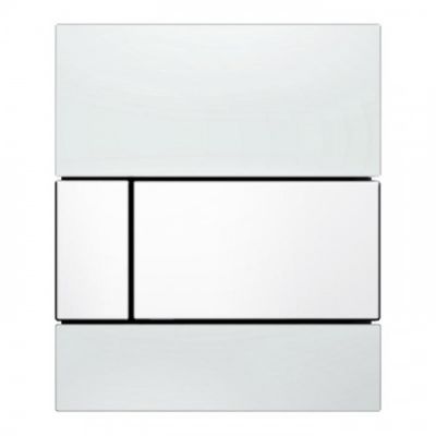 TECE TECEsquare Urinal Панель смыва для писсуара, стекло белое, цвет: белый 9242800