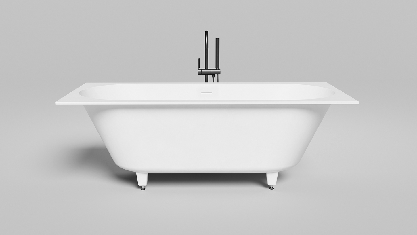 Salini Ornella KIT Встраиваемая ванна 170х75 прямоугольная, S-Sense, цвет: белый матовый 103513M
