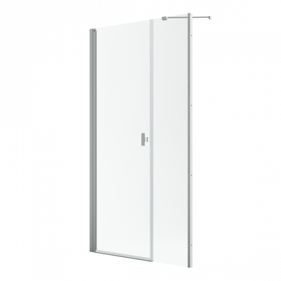 10028090-91-01R Душевая дверь 90 см. распашная Radaway Nes Brushed Nickel DWS