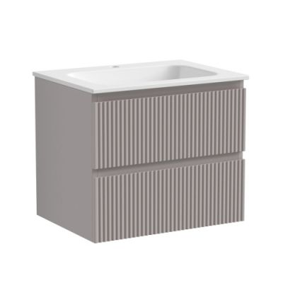 Тумба подвесная SANCOS Snob R 590х445х500, c двумя ящиками оснащенными доводчиками, Doha Soft, арт.SNR60SM