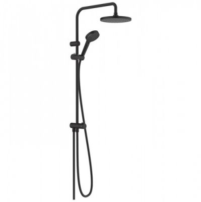 Hansgrohe Vernis Blend Душевая стойка с верхним душем 200 1jet Reno, цвет: матовый черный 26272670