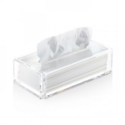 Decor Walther Sky KB Диспенсер для салфеток 14x24x7.5см, акрил, настольный, цвет: прозрачный 981700