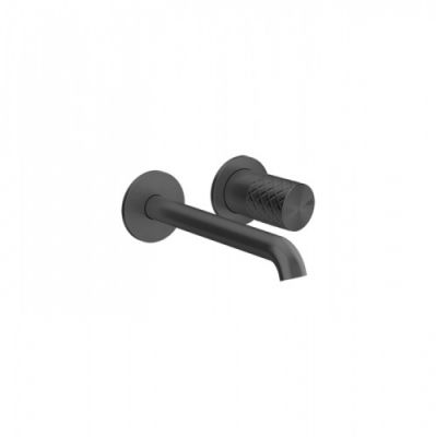 Gessi Habito Intreccio Смеситель для раковины, встраиваемый, излив: 18см., цвет: Black Metal PVD 70188#706