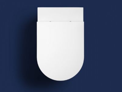 Y9DE01 HATRIA CENTRICA Унитаз подвесной безободковый, слив Vortex без сиденья