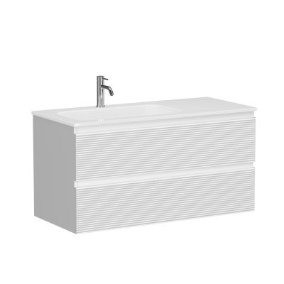 FL100LW Ceramica Nova Тумба подвесная SANCOS Folk левая 995х445, Bianco