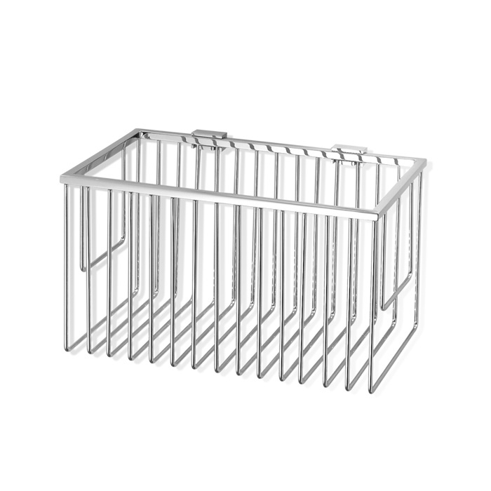 Decor Walther WA GTK1 Корзина для полотенец 27.5x16x16см, подвесная, цвет: хром 703900