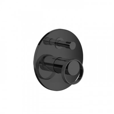Gessi Anello Смеситель для душа, встраиваемый, на 2 выхода, (внешние части), цвет: Black XL 63377#299