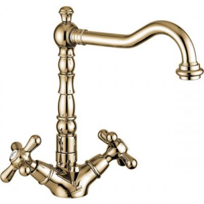 Emmevi Deco Old, смеситель с донным клапаном для раковины, цвет бронза 12613/BR