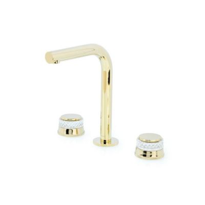 Смеситель на столешницу AURA на 3 отв. GOLD 152-G-A