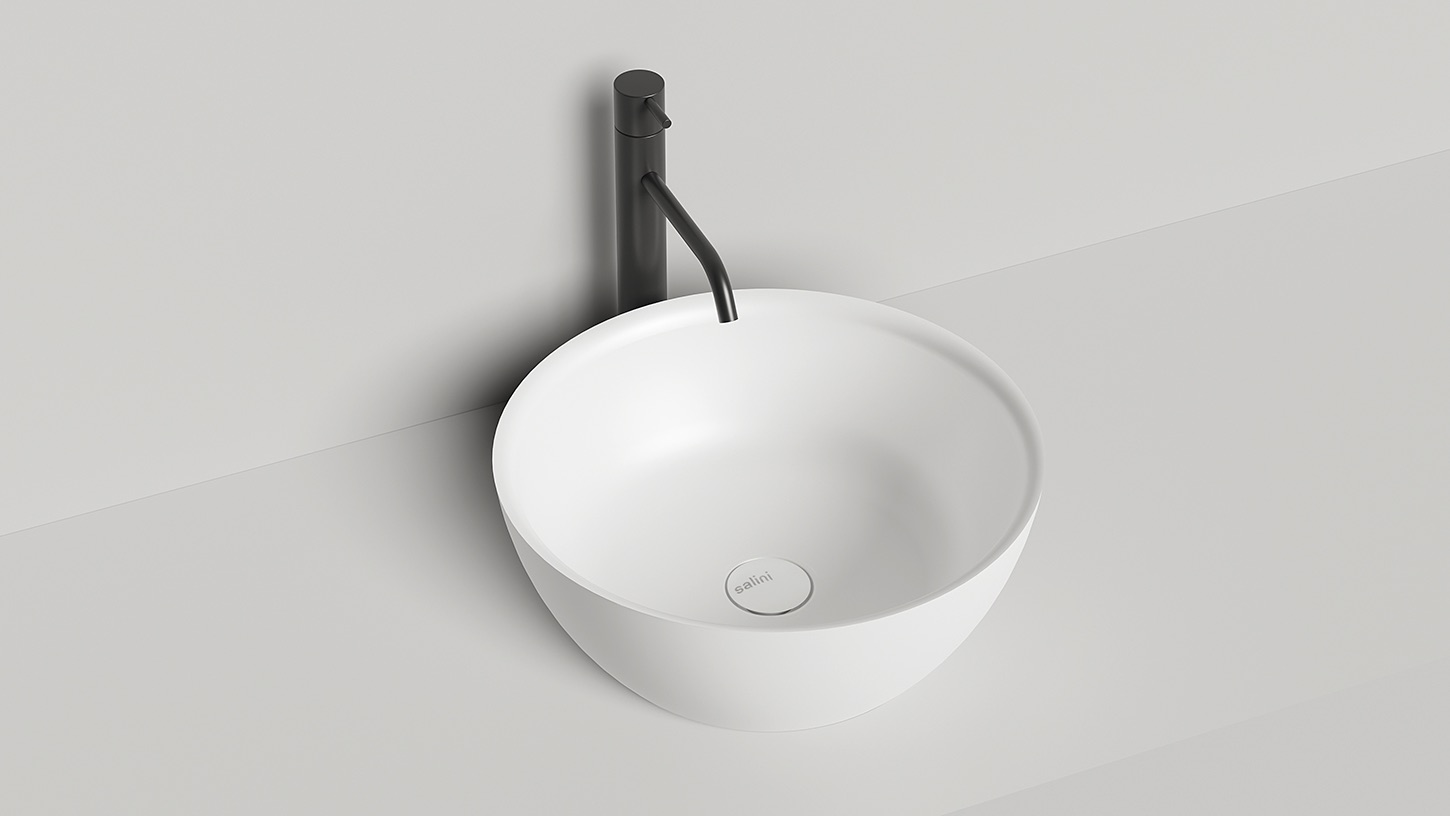 Salini ALDA 02 Раковина накладная d425 покраска по RAL, матовая