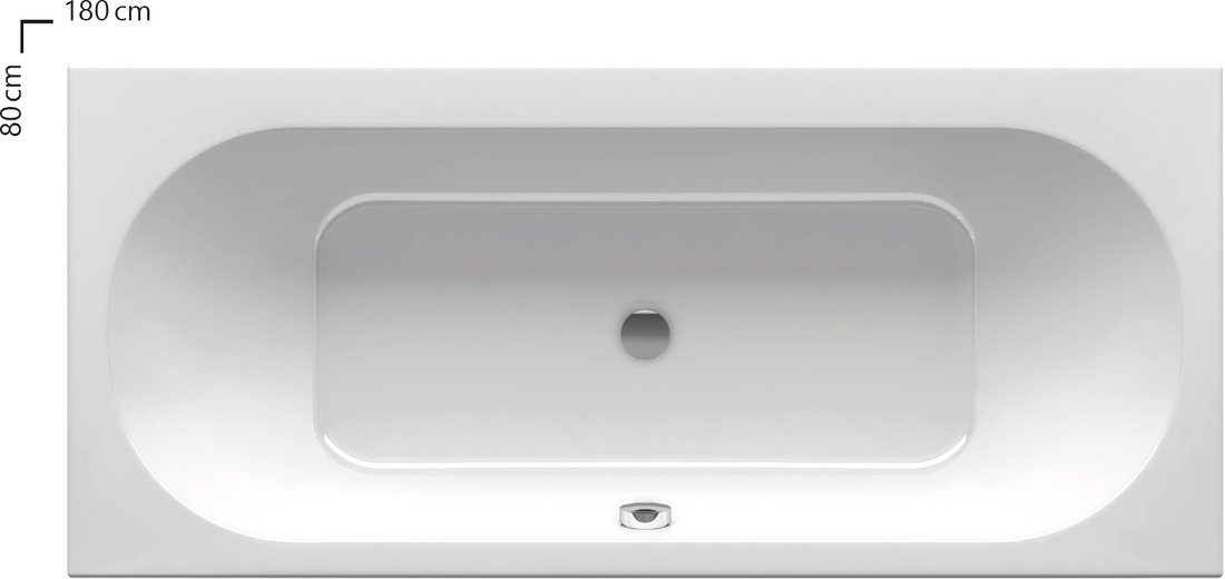 Ванна акриловая 180х80 Ravak CITY SLIM C921300000
