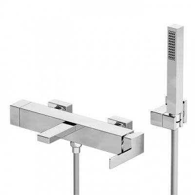 Gattoni Color Cube Смеситель для душа, настенный, с ручной душем, цвет: хром 8500/85COcr