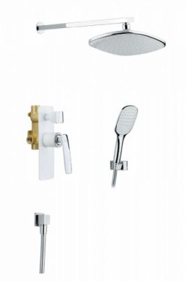 Душевая система встроенная Timo Helmi SX-4069/00-16SM хром-белый