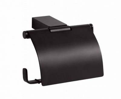 Держатель для туалетной бумаги с крышкой Bemeta NERO 135012010