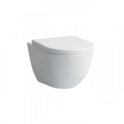 Laufen Pro Унитаз подвесной, безободковый, 53х36х34см., покрытие LLC, цвет: белый 8.2096.6.400.000.1