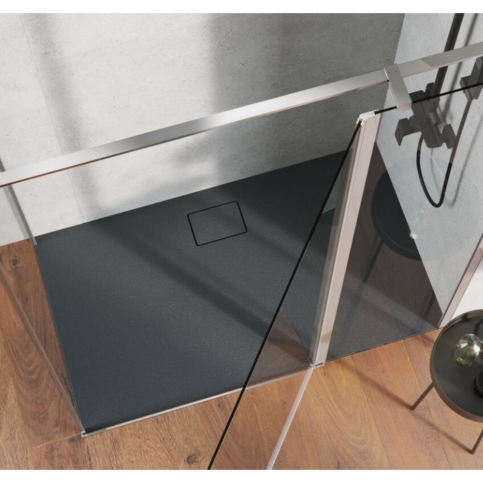 Поддон EXCELLENT Lavano 100x90 см (черный)