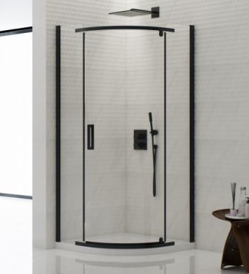 Душевой уголок 90x90 NEW KOMFORT BLACK K-0469