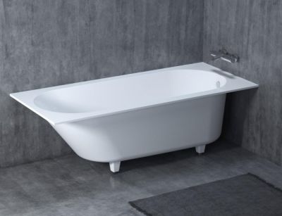 102322M Salini ORNELLA Ванна встраиваемая 180x80 белый матовый