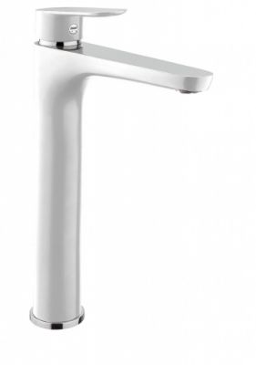 Смеситель для раковины Fiore KEVON CHIC 81WX8119, хром/белый