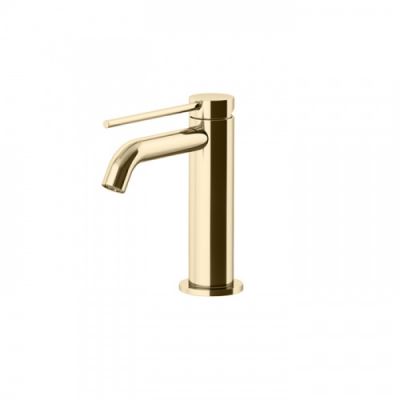 Gattoni Circle Two Смеситель для раковины на 1 отв., излив: 11.5см, цвет: никель 9142/91NS