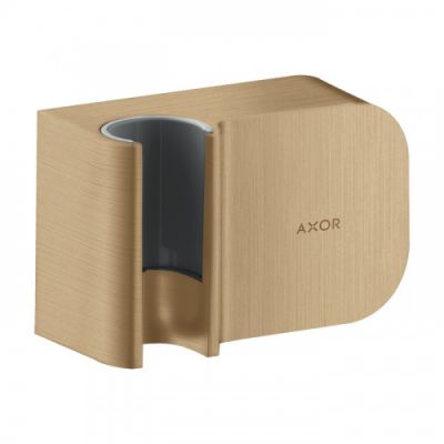 Axor One Шланговое подсоединение, с держателем ручного душа, цвет: шлифованная бронза 45723140