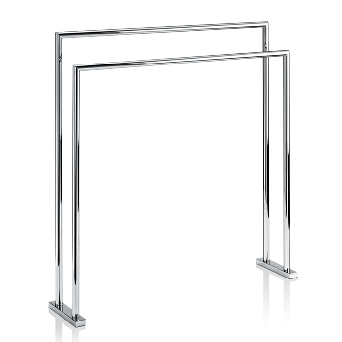 Decor Walther HT 5 Полотенцедержатель двойной 70x16x75см, напольный, цвет: хром 503500