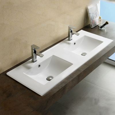 Раковина двойная 120x46 MELANA 9120ED-805