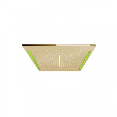 Gessi Colour Верхний душ 50х50cм, 3 режима, хромотерапия, цвет: золото 57977#246