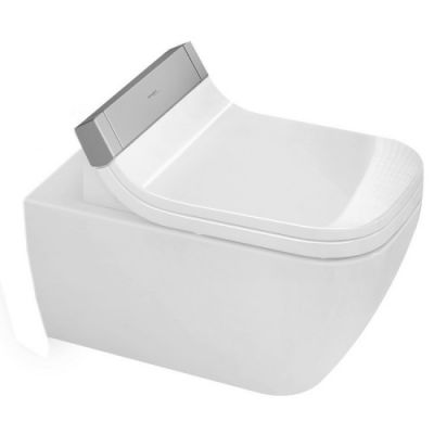 Подвесной унитаз 62 см Duravit Happy D.2 2550590000 безободковый, с функцией биде