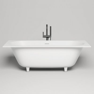 Salini Ornella AXIS KIT Встраиваемая ванна 170х76 прямоугольная, S-Sense, цвет: белый глянцевый 103513G