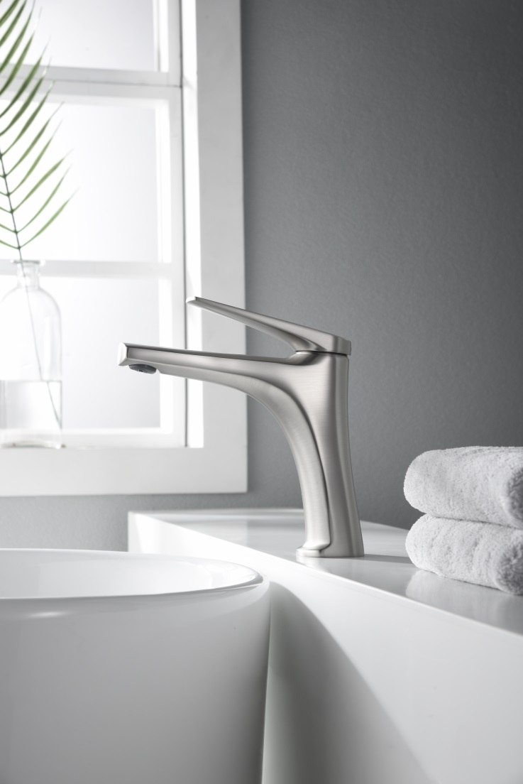 BDD055-1AC Смеситель для раковины Imex Delos, stainless steel