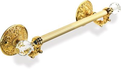 Stil Haus Noto Light, полотенцедержатель со стеклом Murano, длина 45 см, хром NT06V(08)