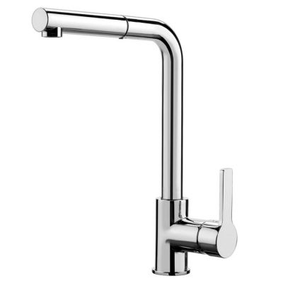 F7029WOTNS Carlo Frattini Kitchen смеситель для кухни с выдвижной лейкой, цвет чёрный матовый