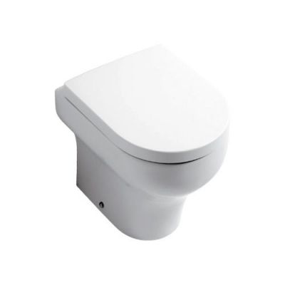 Olympia Clear, напольный безободковый унитаз 50x36xh42 см, цвет черный глянцевый