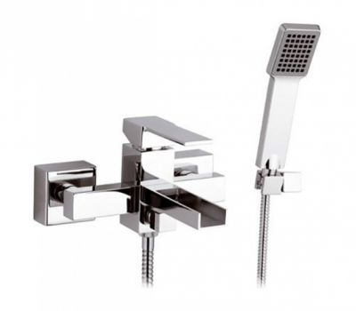 Смеситель Remer Qubika Cascata QC02 для ванны хром