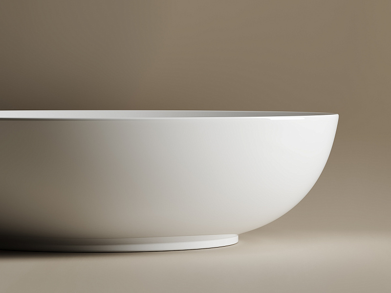 Умывальник чаша накладная овальная 520*395 Ceramica Nova Element