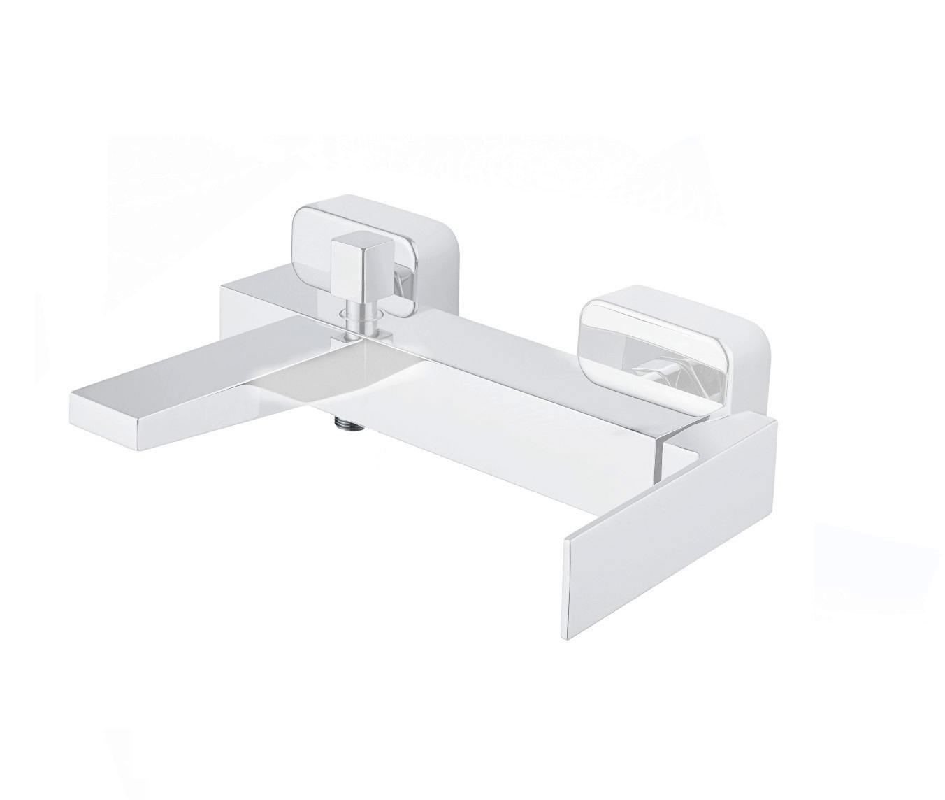 Смеситель для ванны Fiore KUBE 100BB8551, белый