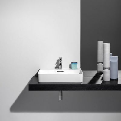 Laufen VAL Раковина 55х42х11.5 см, 1 отв., покрытие LLC, цвет: белый 8.1628.2.400.104.1