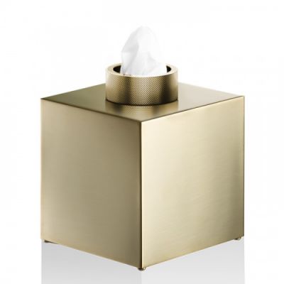 Decor Walther Cube KB Салфетница 15,6x13x13см, цвет: золото матовое 858682
