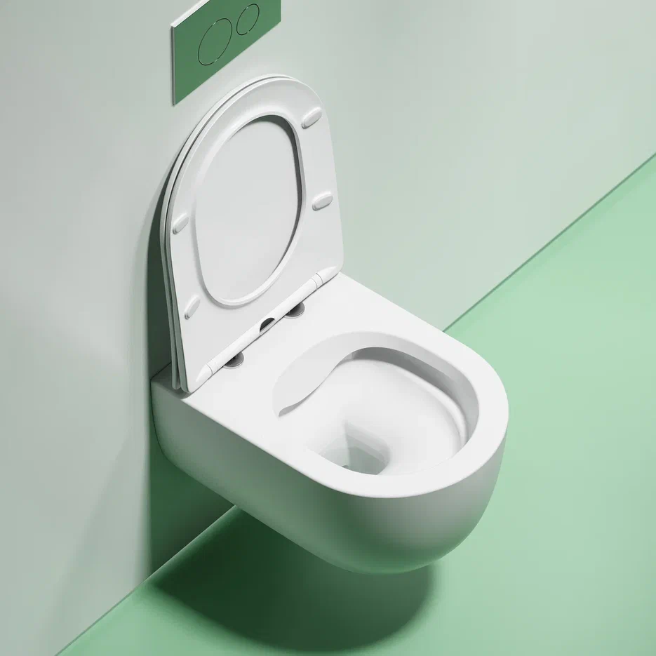 Подвесной унитаз Ceramica Nova Modena Rimless CN6063MW белый матовый