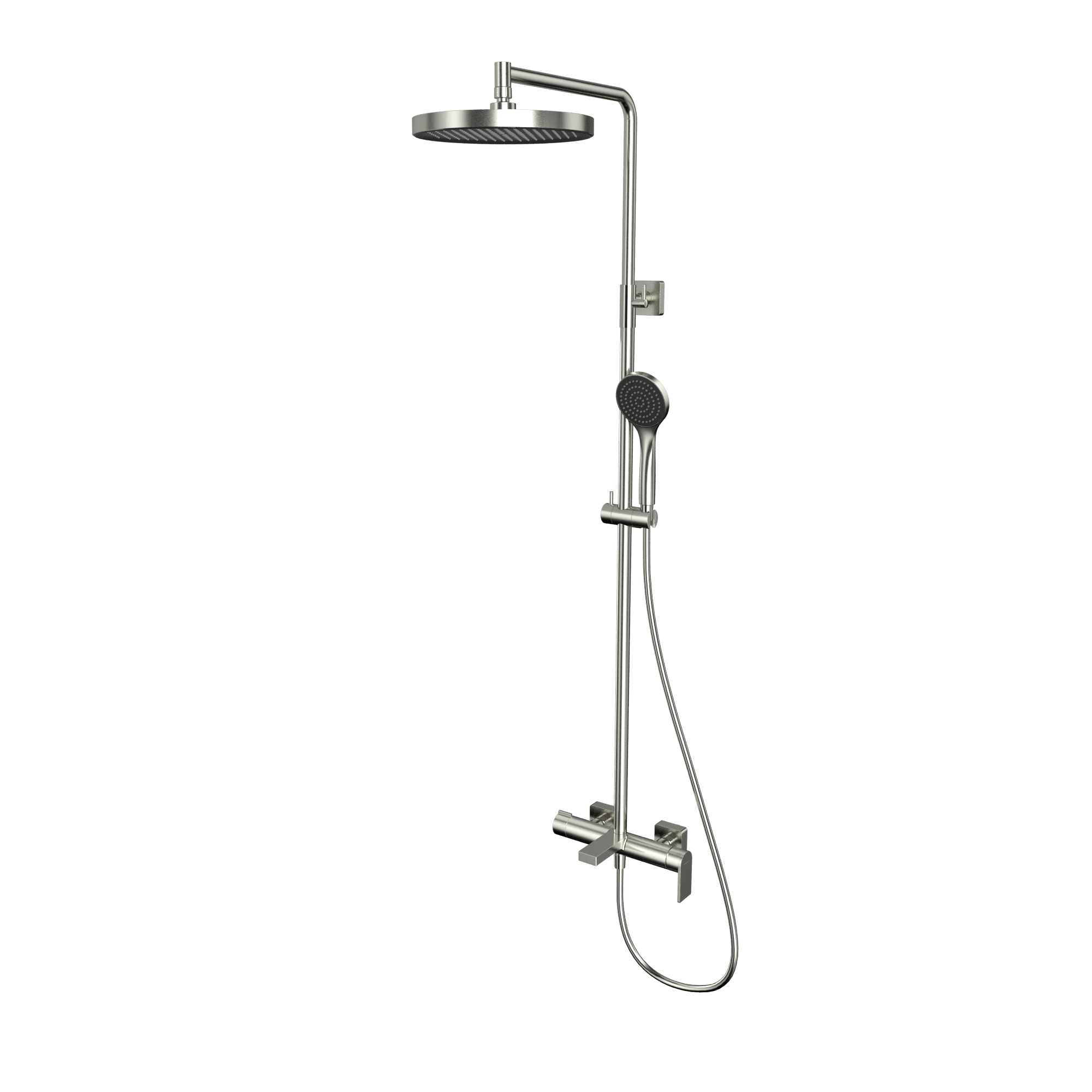 Система для душа наружного монтажа WHITECROSS XI1450BASICNIB (брашированный никель)
