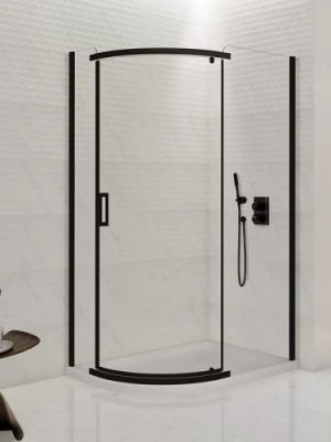 Душевой уголок 100x80 NEW KOMFORT BLACK K-0470