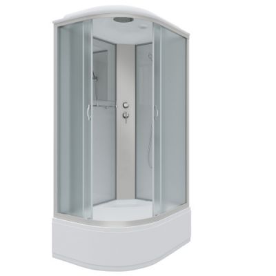 Душ.каб. NG-2310-14R (1200х800х2150) высокий поддон(40см) стекломатовое
