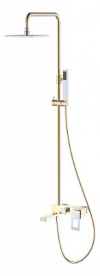 Стойка для душа Q GoldChrome_Комплект 148-GCR