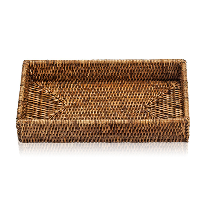 Decor Walther Basket Tab2 Лоток универсальный 30x16см, настольный, цвет: ротанг темный 932092