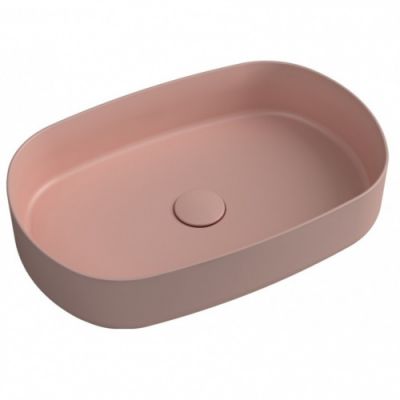 ISVEA Infinity раковина накладная 55x36 см, 10NF65055SV-2S розовый