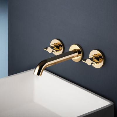 Gattoni GAS Смеситель для раковины, встраиваемый, цвет: Gold 24KT GS165/31D0